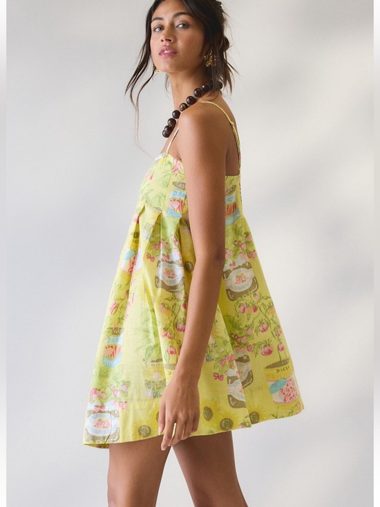 Urban Outfitters Dresses & Skirts - NWT Urban Outfitters Smooth Sailing Pleated Flounce Babydoll Mini Dress M